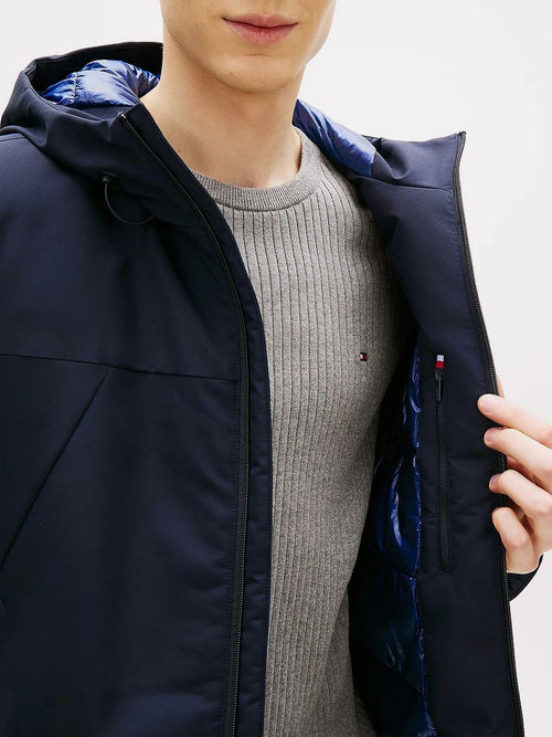 Jas tech padded donkerblauw
