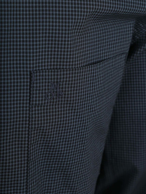 Overhemd ruiten vichy donkerblauw
