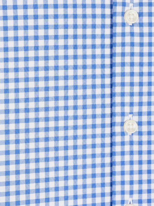 Oxford overhemd ruit blauw