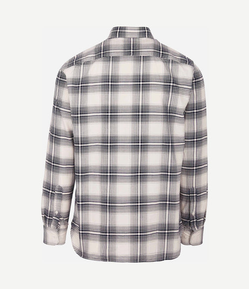 Oxford overhemd ruit blauw