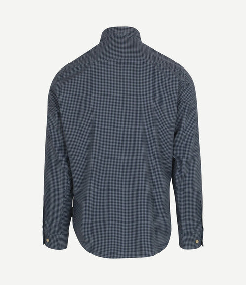 Overhemd ruiten blauw