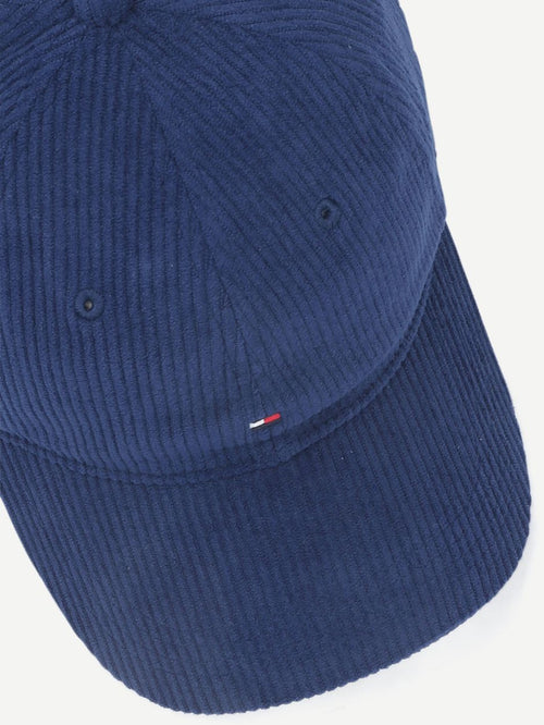Pet corduroy donkerblauw
