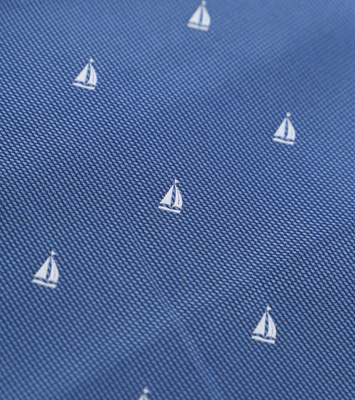 Pochet boat donkerblauw