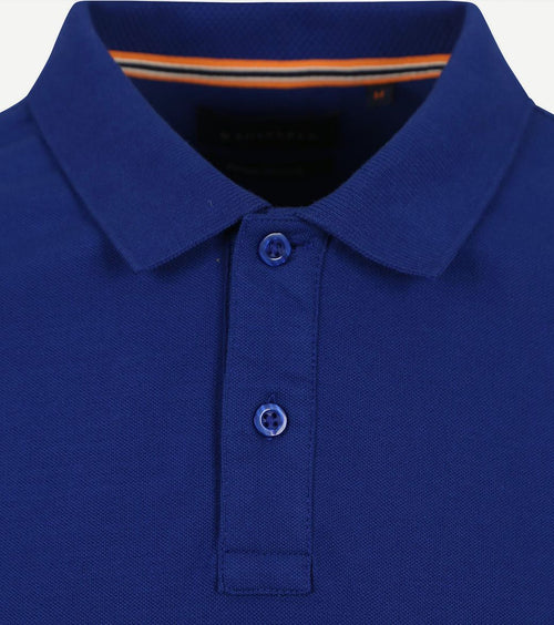 Cas polo royal blauw
