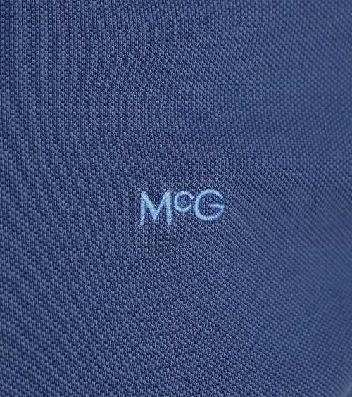Piqué polo medium blauw