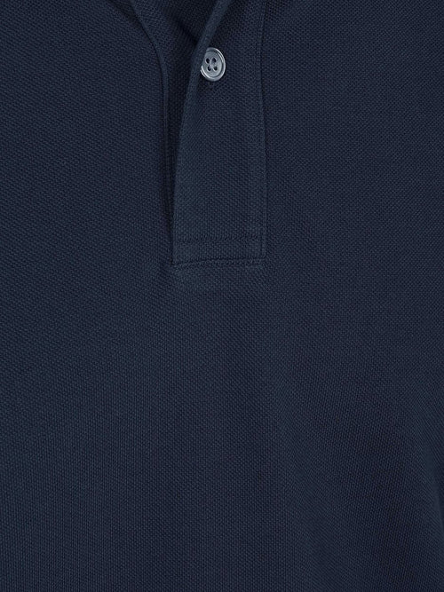 Piqué poloshirt donkerblauw