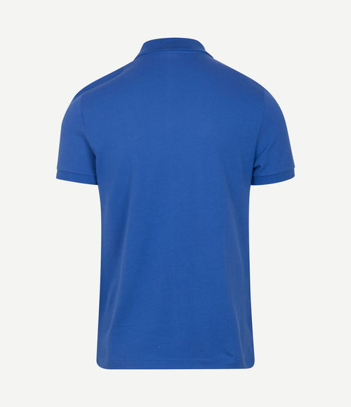 Poloshirt pique kobaltblauw