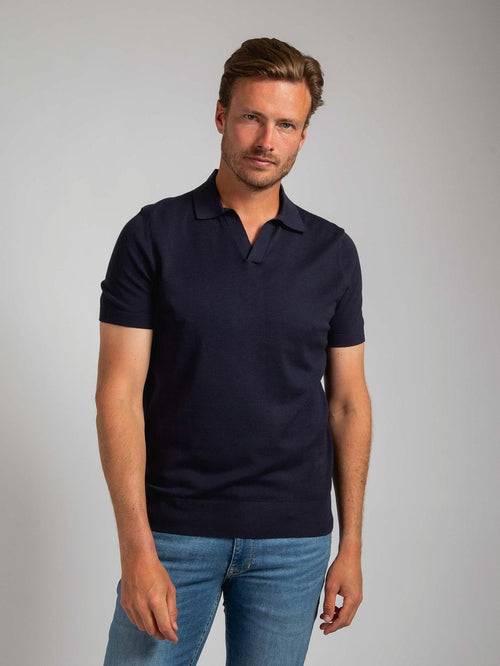 Polo riva compact donkerblauw
