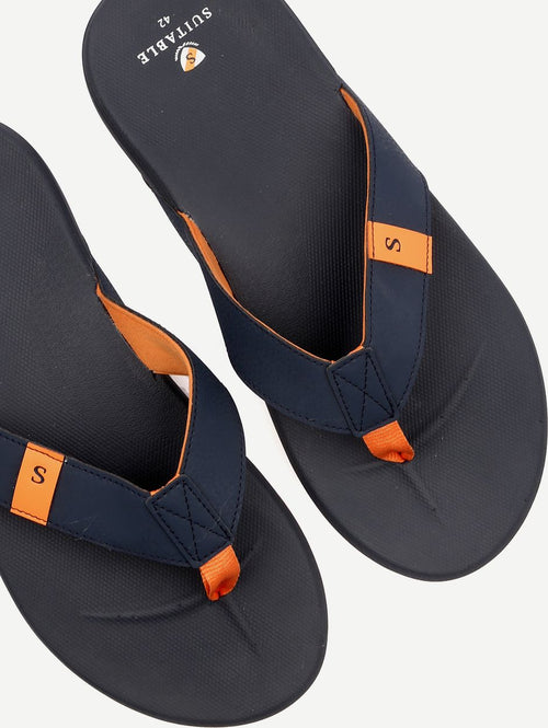 Slippers donkerblauw