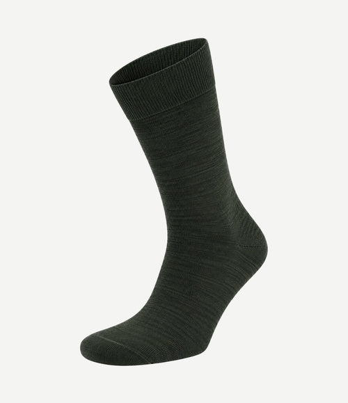 Merino sokken donkergroen (2-pack)