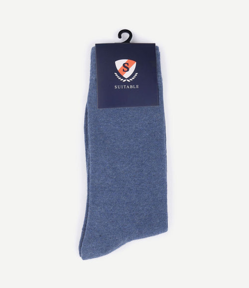 Sokken bio indigo blauw