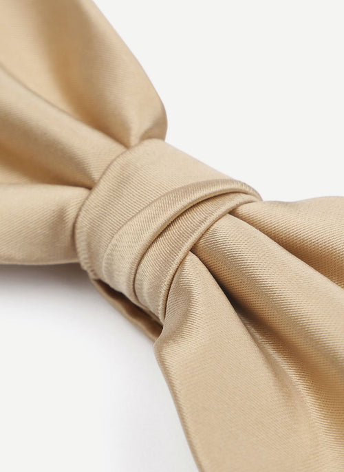 Suitable satin strik beige