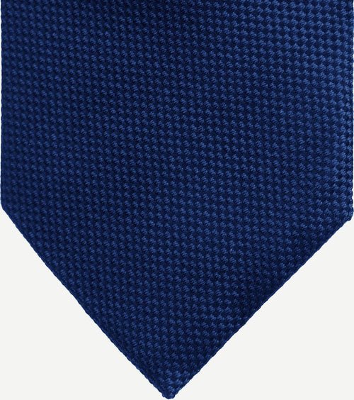 Zijde stropdas royal blauw