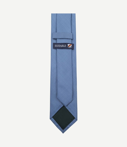 Stropdas zijde blauw k81-9