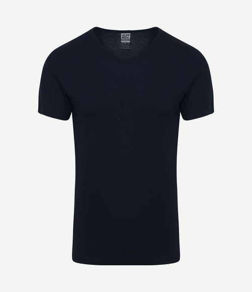 Vancouver t-shirt v-hals donkerblauw (2-pack)