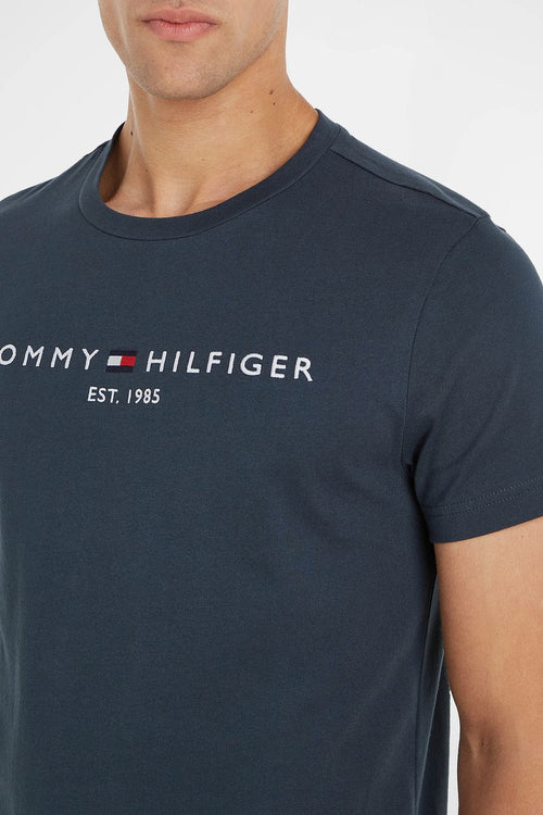 T-shirt logo military denim