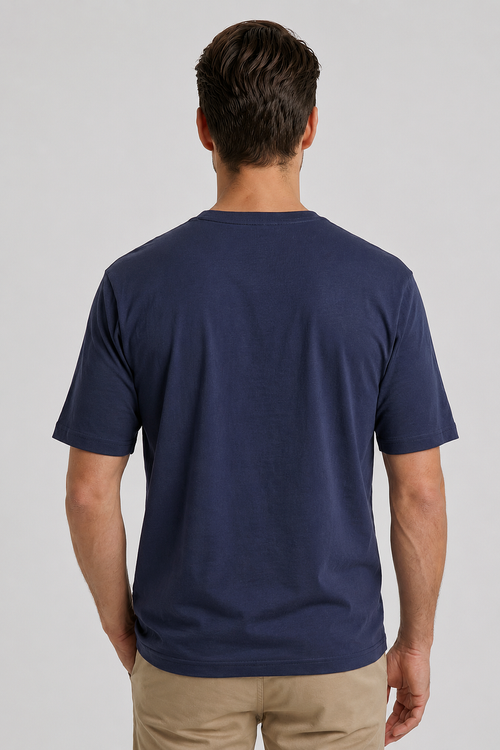 Venice t-shirt heavy jersey donkerblauw