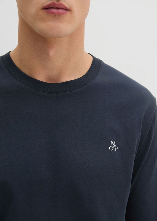 Long sleeve t-shirt donkerblauw