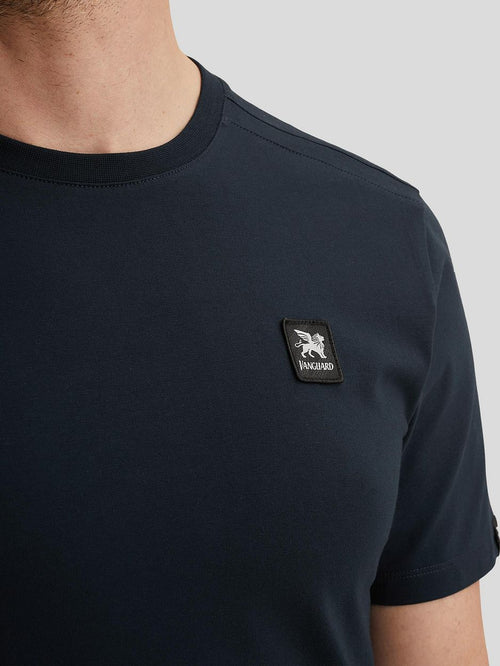 T-shirt logo donkerblauw