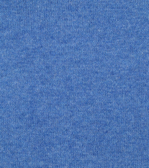 William Lockie v-hals lamswol lichtblauw | Regular-fit