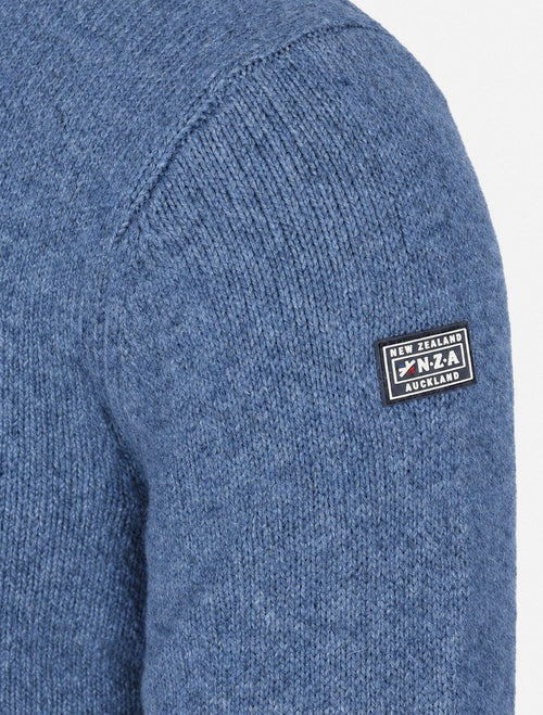 Trui dobson wool blend blue