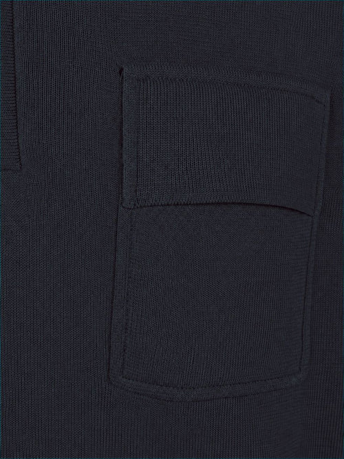 Canes pullover mocker donkerblauw