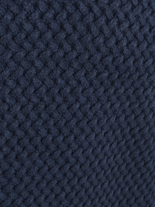 Trui riva heavy structure donkerblauw