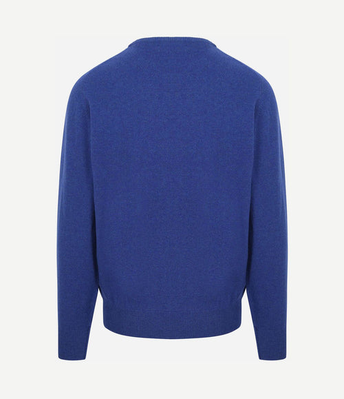 O lamswol blauw