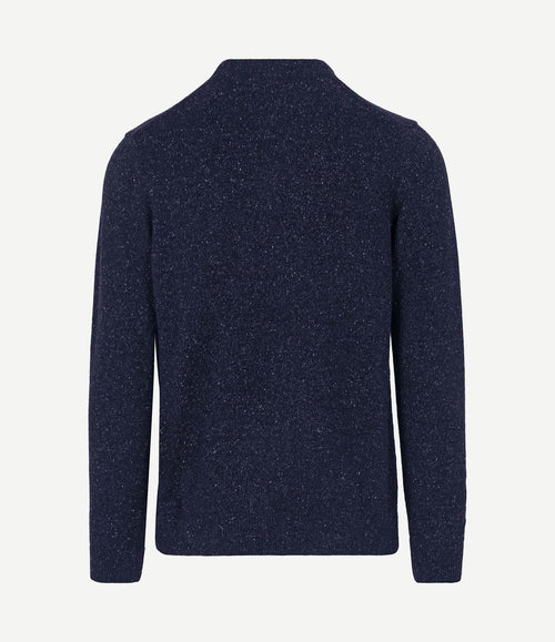 Tisbury trui wolmix donkerblauw