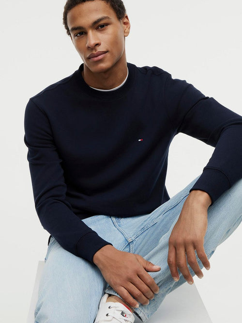 Sweater essential donkerblauw