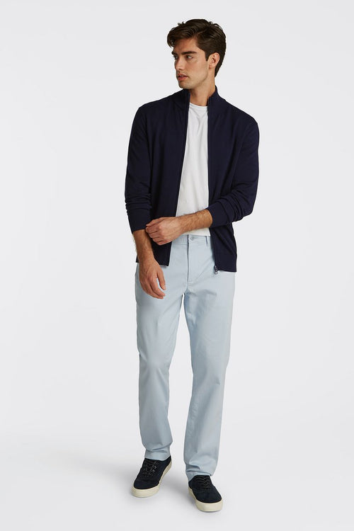 Vest zip donkerblauw