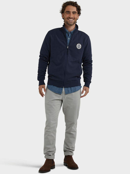 Vest logo donkerblauw