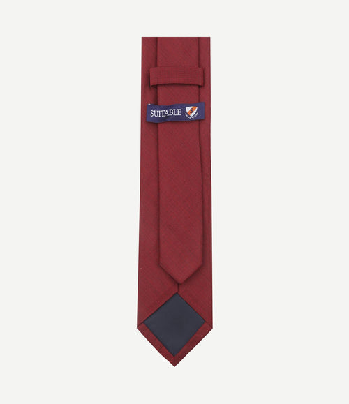 Stropdas zijde bordeaux k82-1