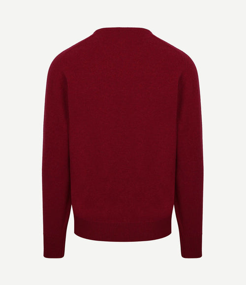 V lamswol bordeaux