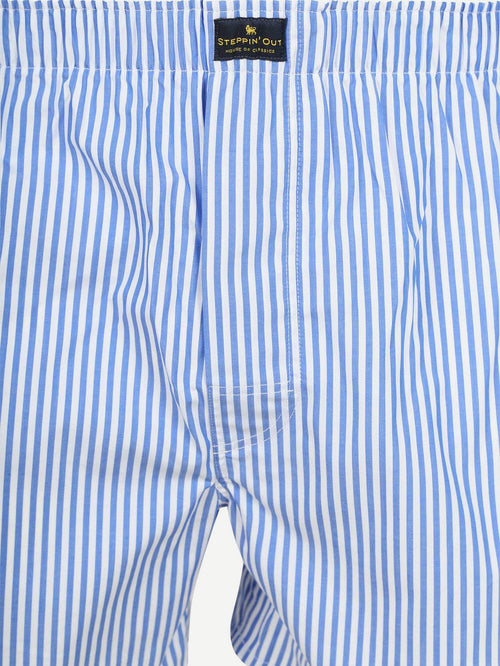 Boxershort stripe blauw
