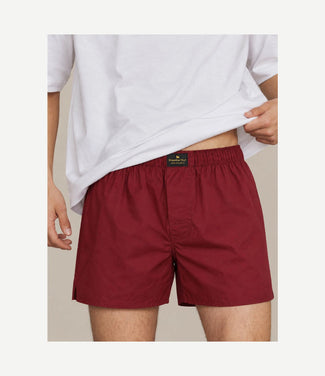Boxershort poplin rood