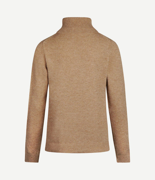 Dames coltrui lamswol camel