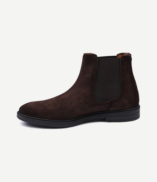 Chelsea boot suede bruin
