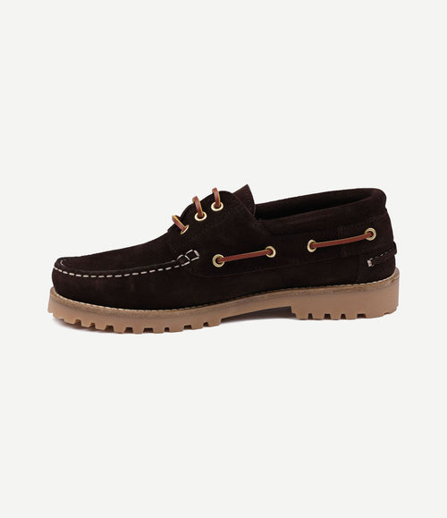 Bootschoenen suede bruin