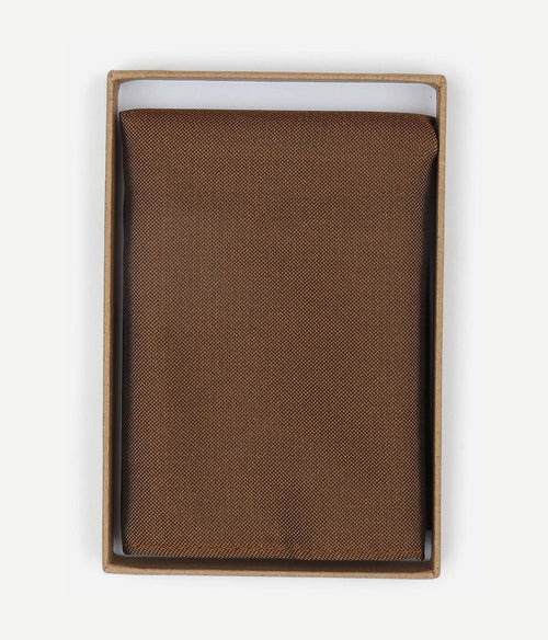 Zijde pochet bruin