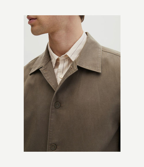 Overshirt bruin