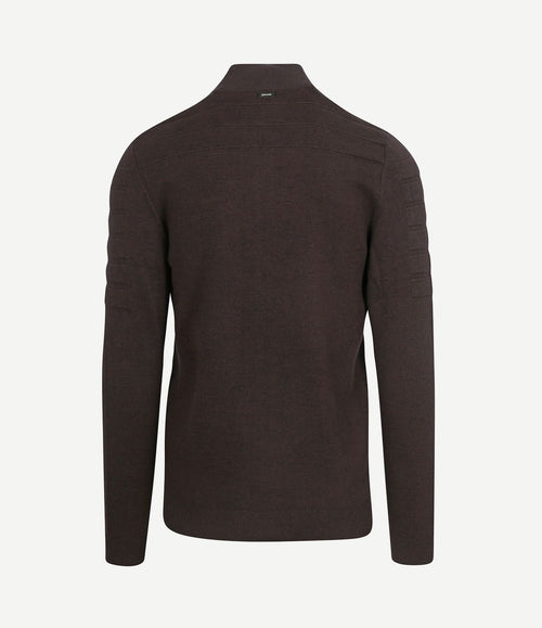 Vest bonded mouline bruin
