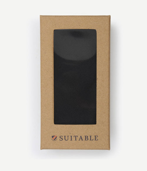 Suitable strik zijde zwart