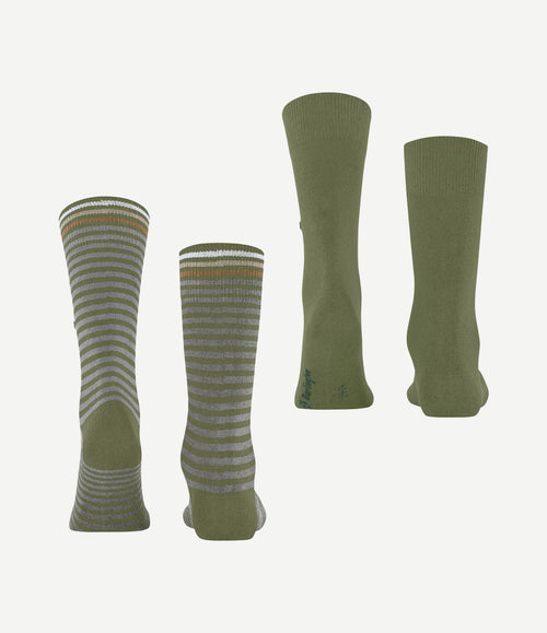 Everyday (2-pack) strepen groen