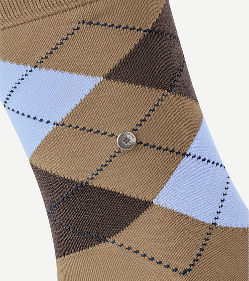 Burlington Manchester sok ruit beige 4240