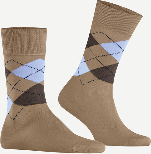 Burlington Manchester sok ruit beige 4240
