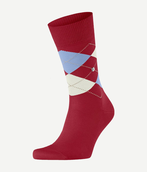 Manchester sok ruit rood 8049