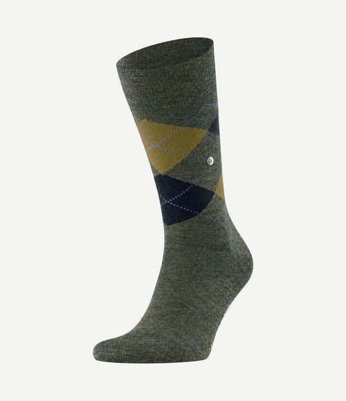 Wol Edinburgh melange groen 7922