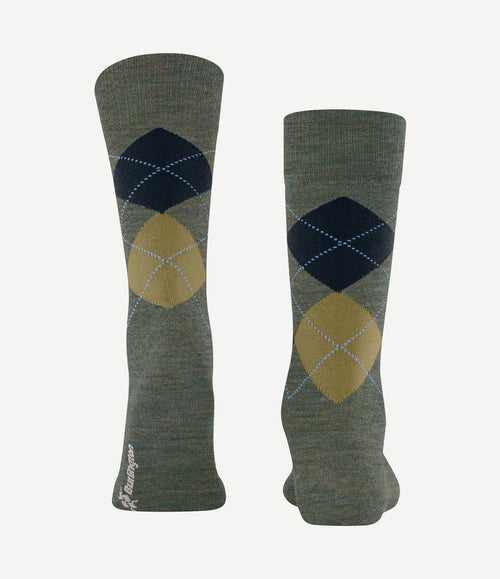 Wol Edinburgh melange groen 7922