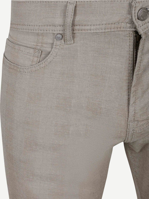 Broek laval checks beige